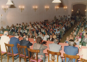 1982_08_21 Musicarchitettura Canada '82 - Cerimonia d'inaugurazione del Festival - autorità cittadine, regionali, ambasciatore del Canada a Roma Ghislain Hardy, diplomatici e autorità canadesi ann 1463 inv 1143 vol 6.tif