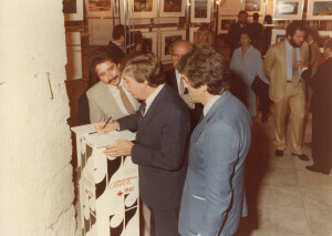 1982_08_22 Musicarchitettura Canada '82 - Inaugurazione delle Mostre Canadesi; il ministro canadese alla Cultura Fleming ann 1466 inv 1247 vol 7.tif