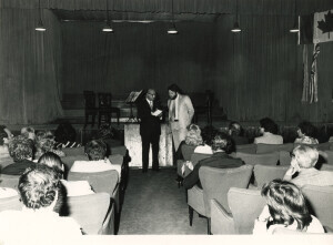 1982 Musicarchitettura '82 - Autorità all'Auditorium - Inaugurazione Festival - Gruppo A miscellanee ann NN inv 1534 vol 8.tif
