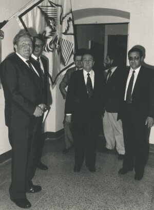 1984_07_04 Musicarchitettura RDT '84 - Visita del ministro Hoffmann al sindaco De Rubeis ann NN inv 2062 vol 12.tif