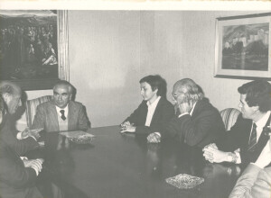 1984_07_04 Musicarchitettura RDT '84 - Visita del ministro Hoffmann al sindaco De Rubeis ann NN inv 5670 vol 12.tif