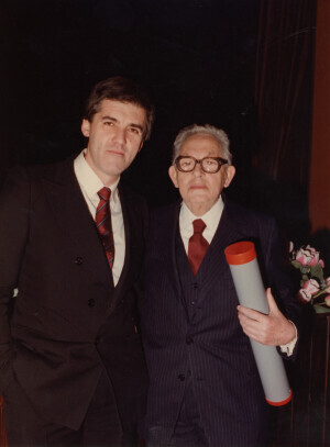 1985_03_13 Conferimento Laurea Honoris Causa al Maestro Goffredo Petrassi - Aula Magna dell'Università degli Studi dell'Aquila ann NN inv 2255 vol 13.tif