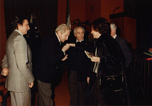 1985_03_13 Conferimento Laurea Honoris Causa al Maestro Goffredo Petrassi - Aula Magna dell'Università degli Studi dell'Aquila ann NN inv 2264 vol 13.tif