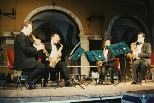 1997_06_21 Giornata Internazionale della Musica - Quartetto di saxofoni Accademia inv 3241 vol 17.tif