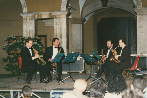 1997_06_21 Giornata Internazionale della Musica - Quartetto di saxofoni Accademia inv 3244 vol 17.tif