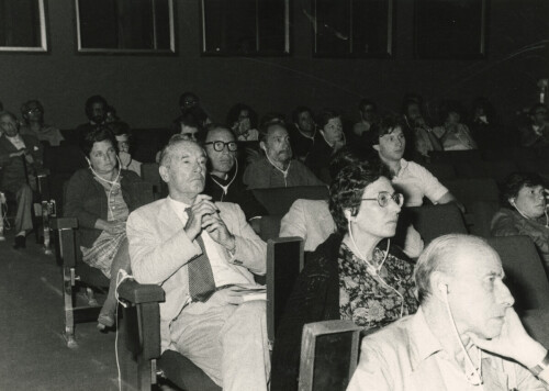 1982_09_03-04-05 Musicarchitettura '82 - Ciclo di Conferenze sull'edilizia per la musica - Aula magna Rivera dell'Università ann 1484-1486-1489