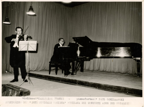 1966_12_01 Duo del Mozarteum - Karlheinz Franke e Paul Schilhawski