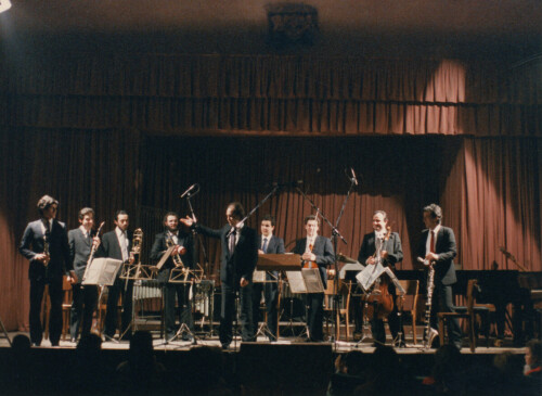 1987_01_18 Ensemble Barattelli e Sylvano Bussotti