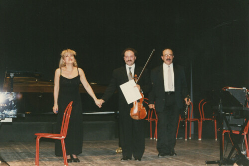 1997_06_21 Giornata Internazionale della Musica - Trio di docenti del Conservatorio Casella - A. Milone, clarinetto; S. Servilio, viola; L. Alfiero, pianoforte